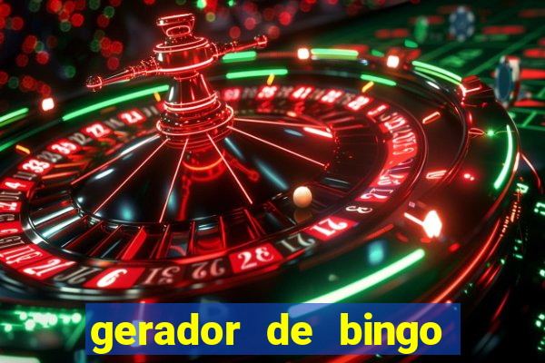 gerador de bingo cha de bebe